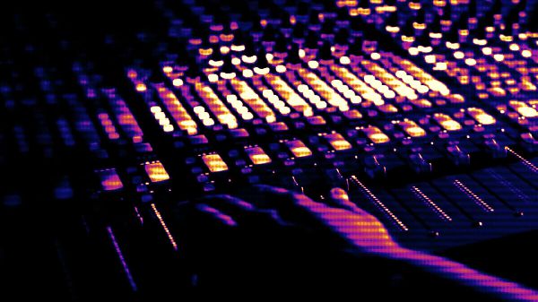 Mixing desk controls